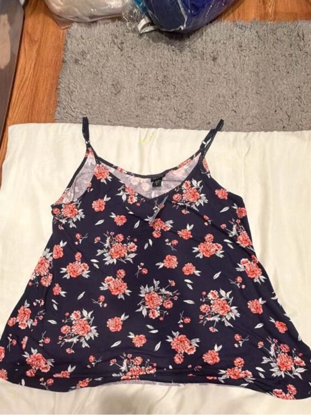 Torrid Navy Floral Swing Cami Size 2